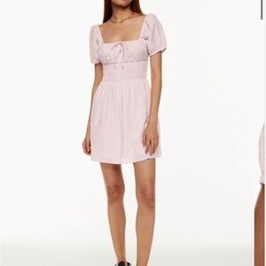 Aritizia Sunday Best Kay Mini Dress in Pink Size Large